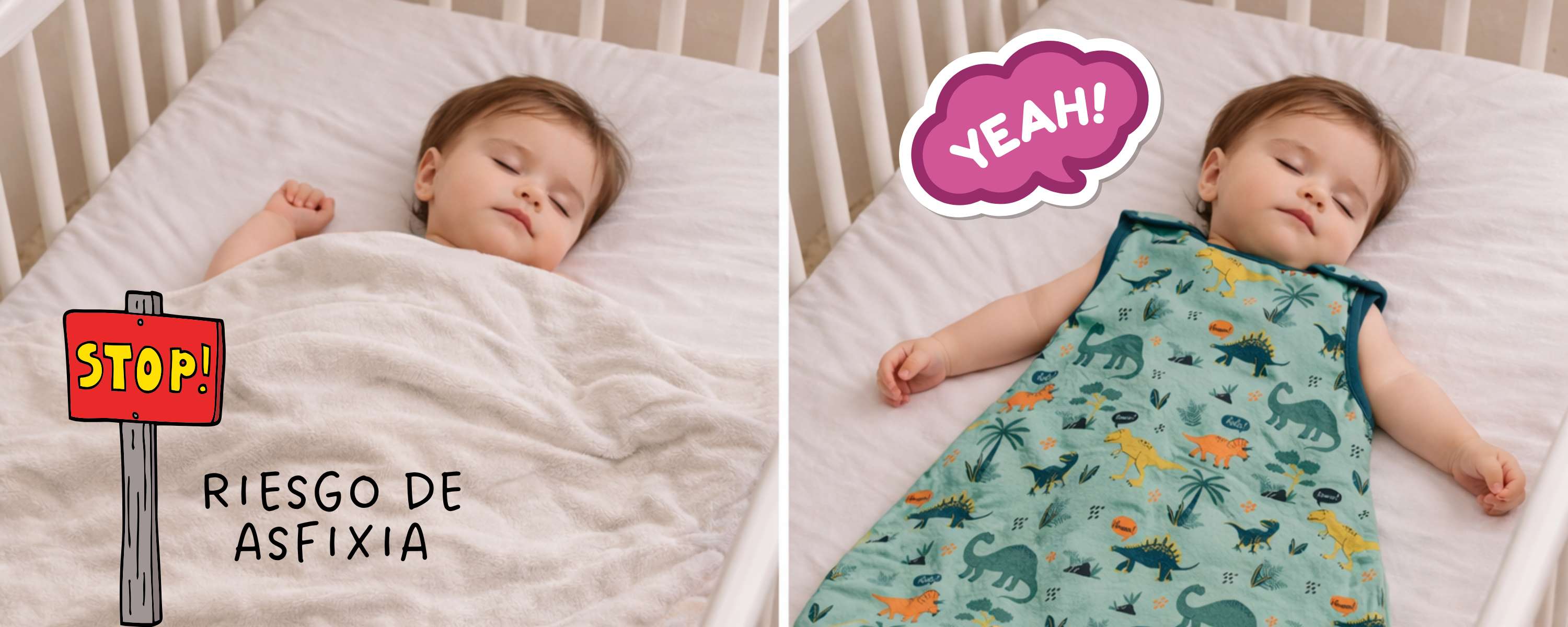 Saquitos de dormir de verano: por qué son más seguros que las frazadas