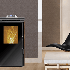 Estufa a Pellet Adriana 6 Cristal - 6,5 kW 