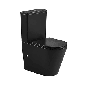 Pack Inodoro Compacto Aquore Turin BTW negro mate