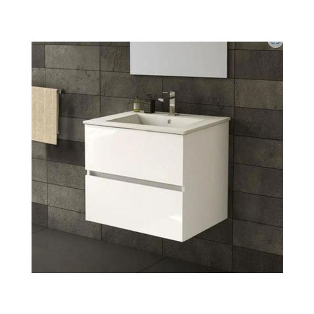 Mueble + Lavabo Sevilla sin Espejo 800 x 46 cm Blanco 1