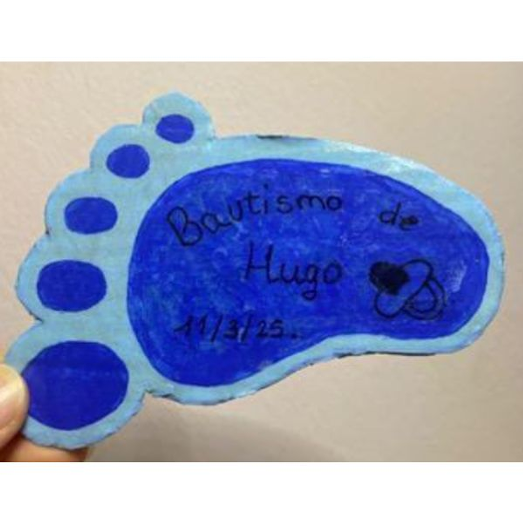 Imán de Nevera Personalizado - Un Recuerdo Único para Bautizo  2