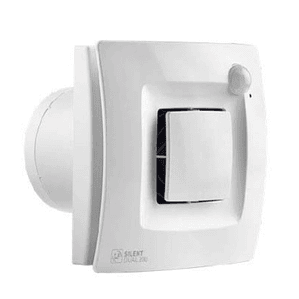 Extractor de Baño Frontal Blanco S&P Silent - Dual
