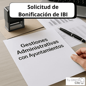 Solicitud de Bonificación del IBI
