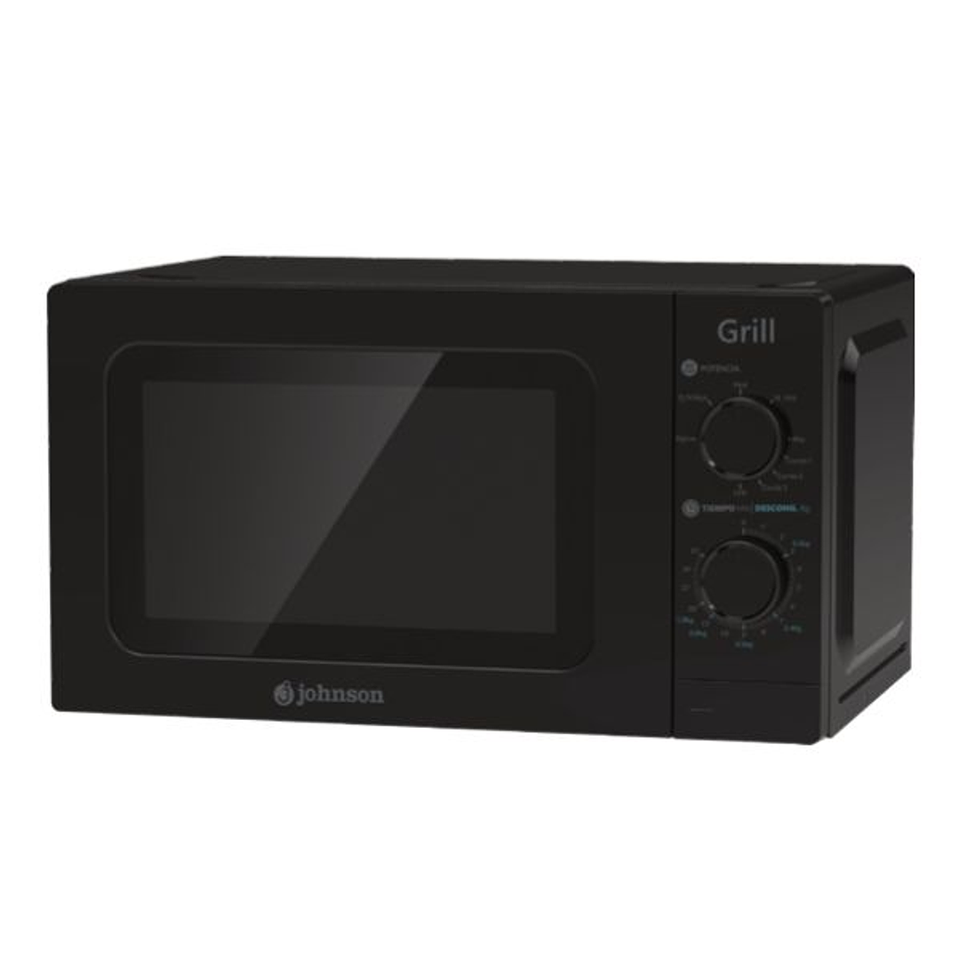 Microondas con Grill Johnson 20 litros Negro JOMI20GN 1