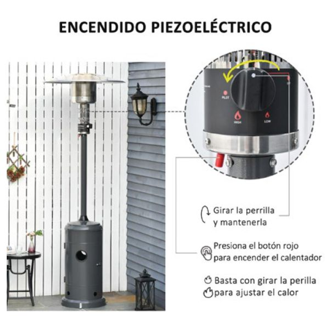 Estufa de Exterior a Gas BRITEC CORONA | 13 kW 9