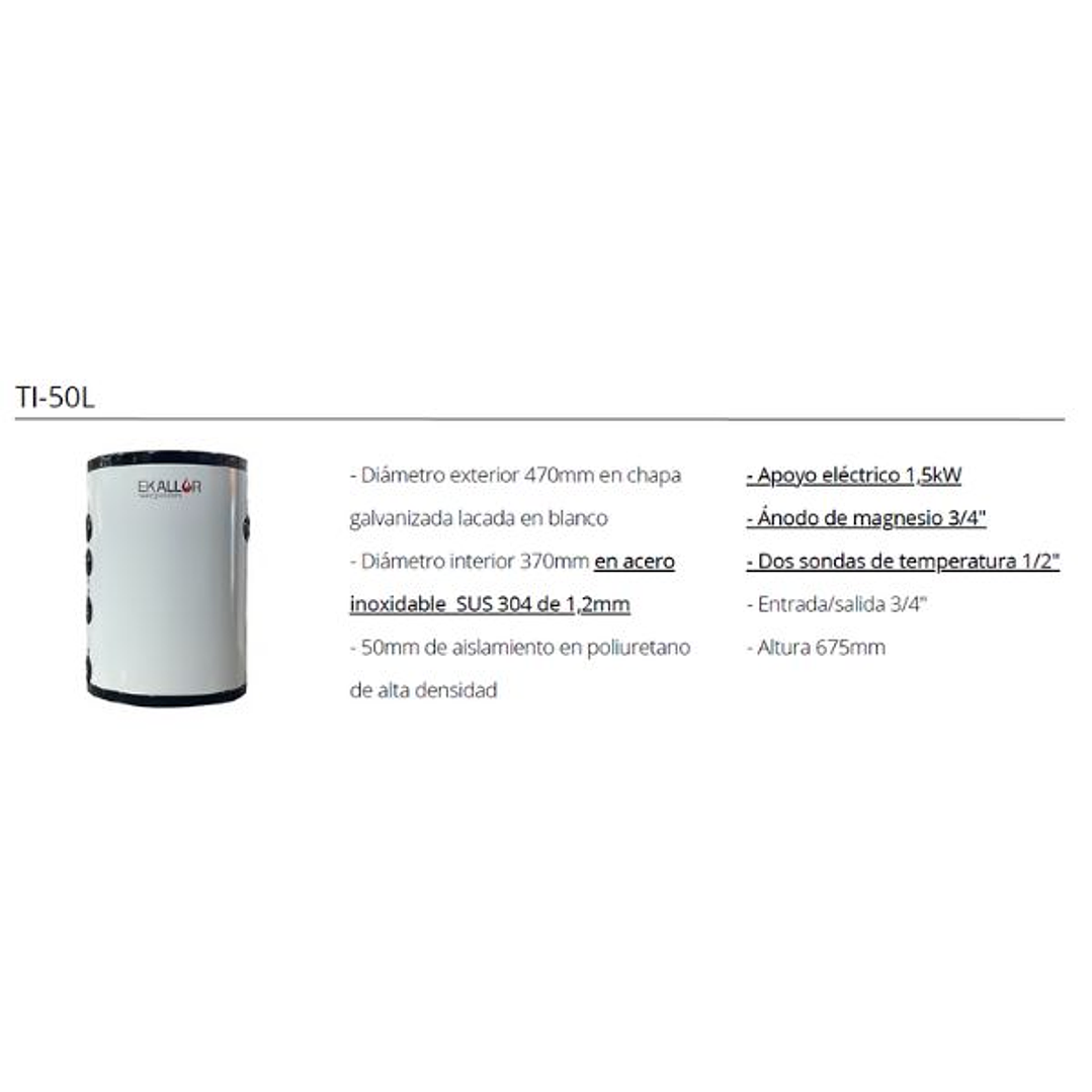 Depósito de Inercia TI-50L  2