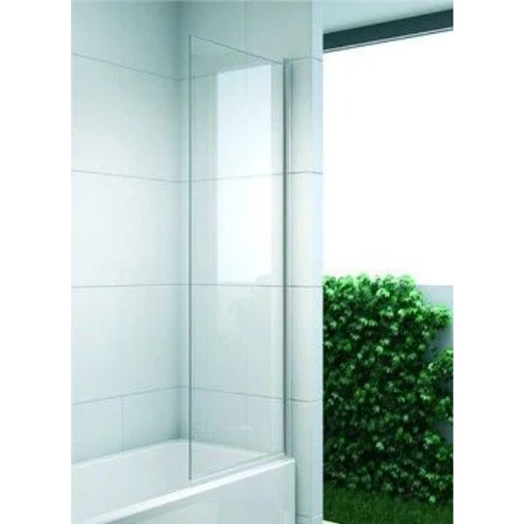 Mampara de Bañera Abatible Stillo One Basic – 1 Puerta 840 mm Transparente Cromo Brillo 2