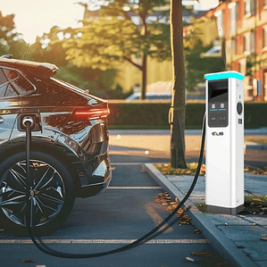 TWIN 440 POS – Cargador Eléctrico Doble de 22 kW con Display, RFID y Sistema de Pago