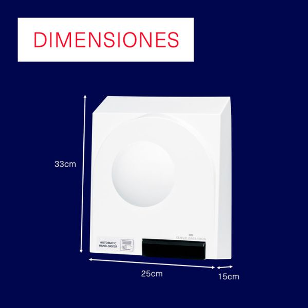 Secamanos eléctrico automático SM18P 6