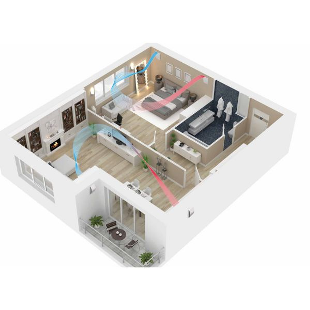 Recuperadores de Calor Descentralizados TECNAVENT TWINFRESH 7