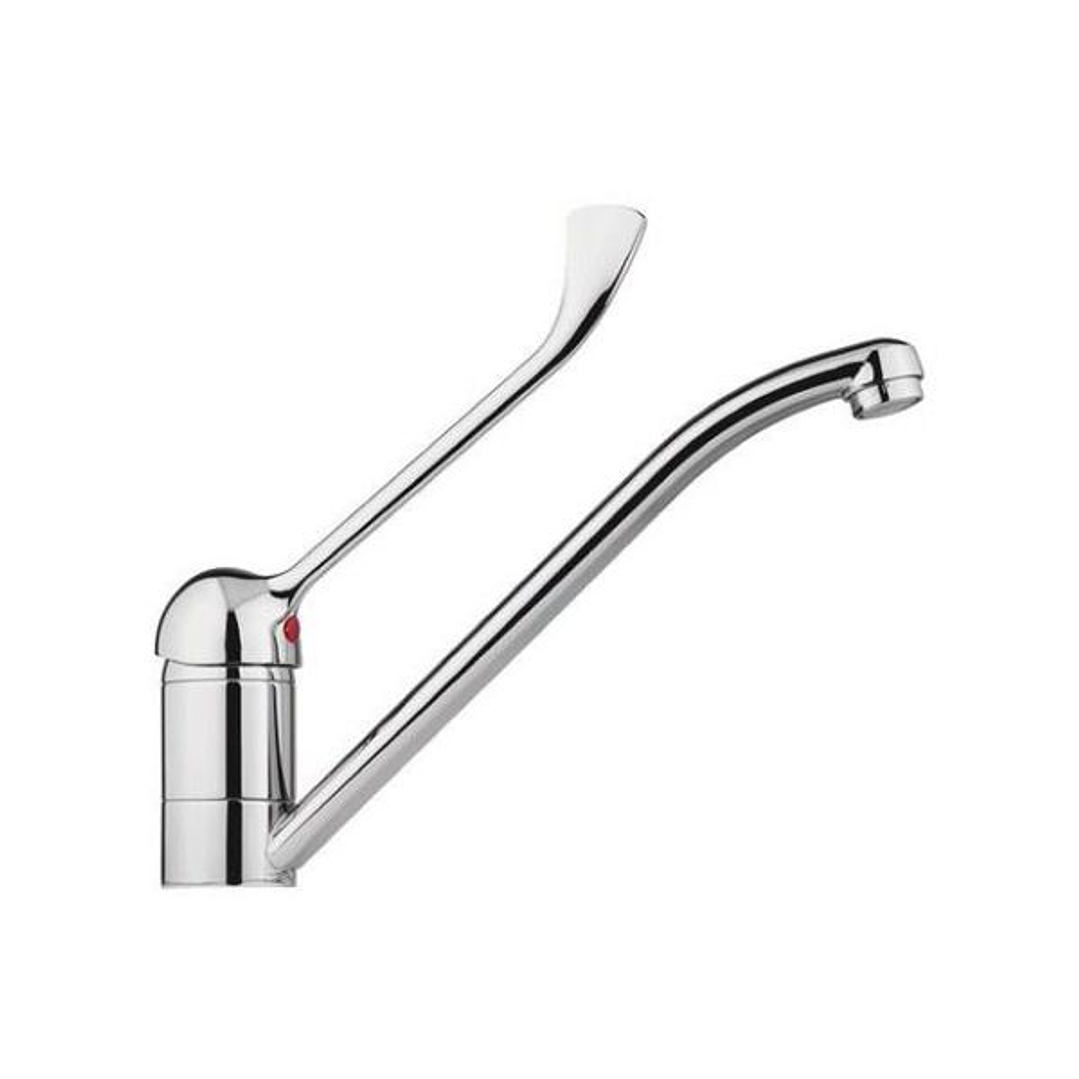 Grifo Monomando Mezclador Nofer de Encimera con Palanca Clínica 1