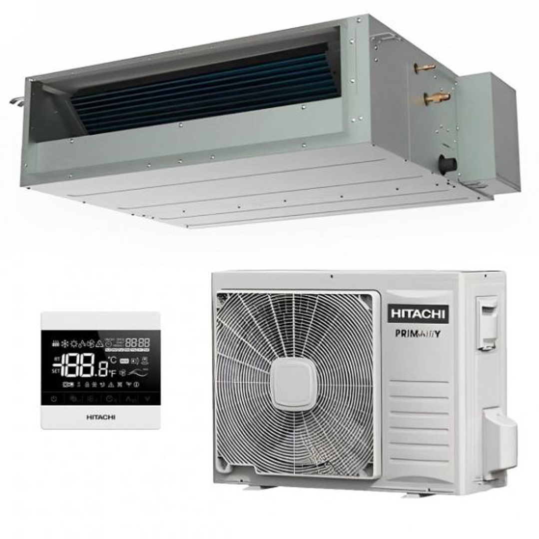 Equipo conducto Hitachi Primairy RPIH-4.0UFE1NH (Frío 11kW - Calor 12kW) 1