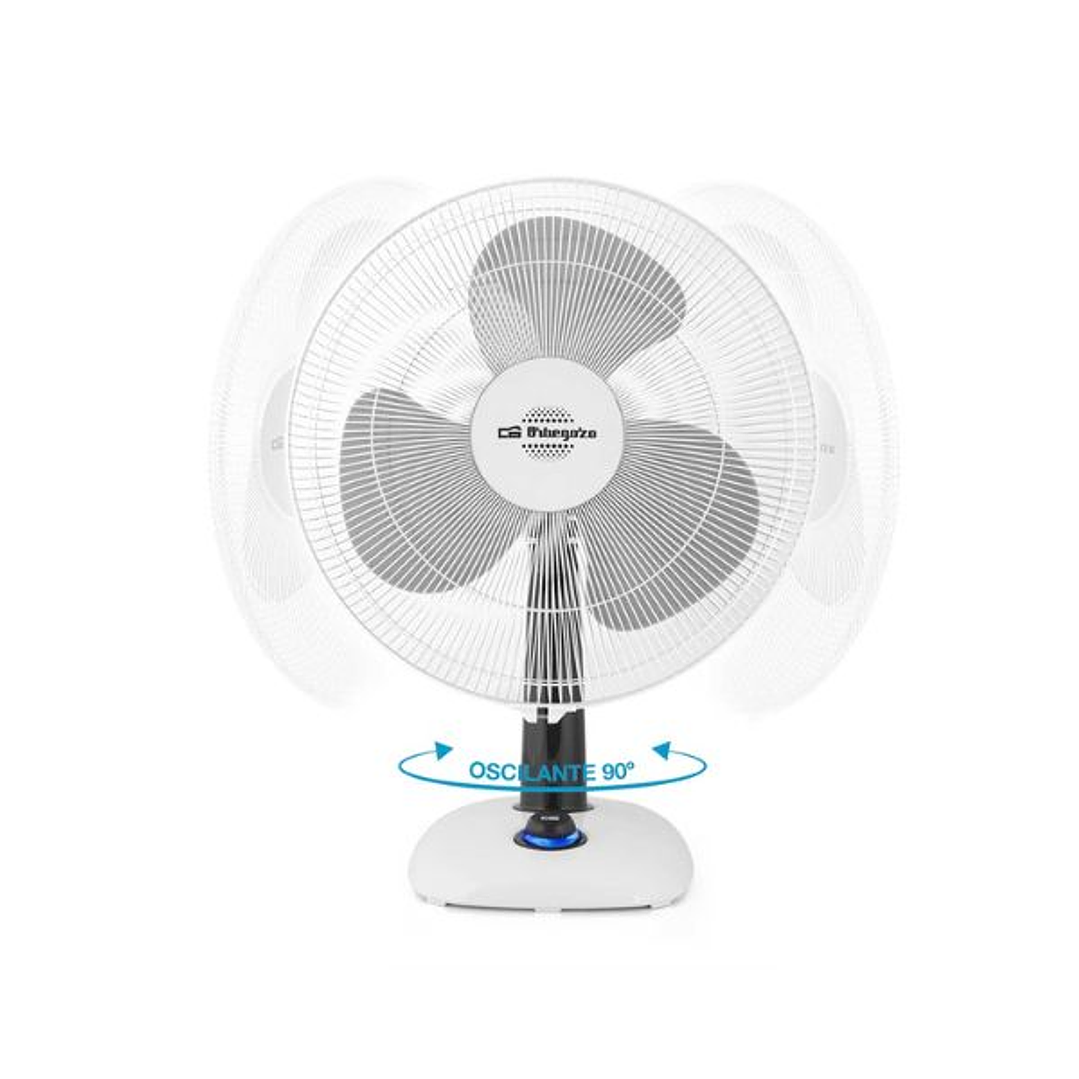 Ventilador de Sobremesa Orbegozo TF 0123 – Compacto, Oscilante y Eficiente 3