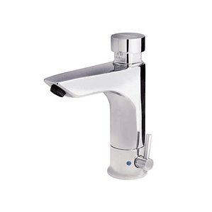 Grifo temporizado de lavabo Presto XT-LM sobre repisa, mezclador sin llave de paso