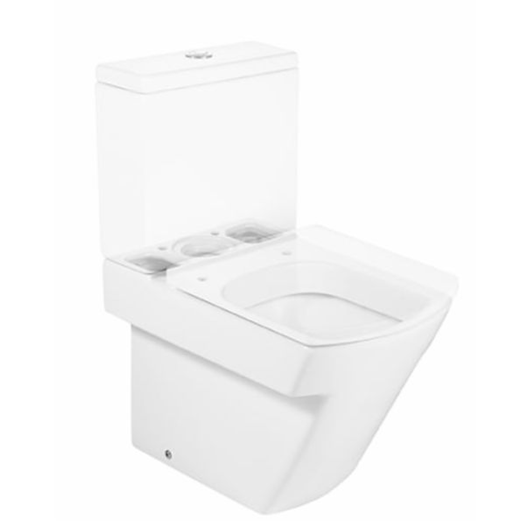 Taza de Inodoro Hall Adosada a Pared con Salida Dual – Color Blanco 3