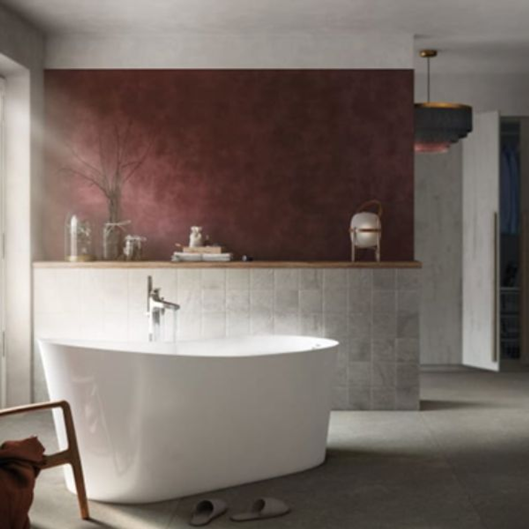 Bañera Roca Maui Square 1550x700mm STONEX® blanca – Elegancia y resistencia para tu baño 3