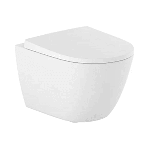 Taza de Inodoro Suspendido Roca Ona Compacto Rimless | Salida Horizontal | Blanco | 480 mm