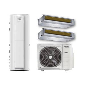 Sistema Multisplit por Conductos Kosner Aquanova Multi 3x1 con Producción de ACS | R-32 | Alta Eficiencia Energética | Gama Residencial