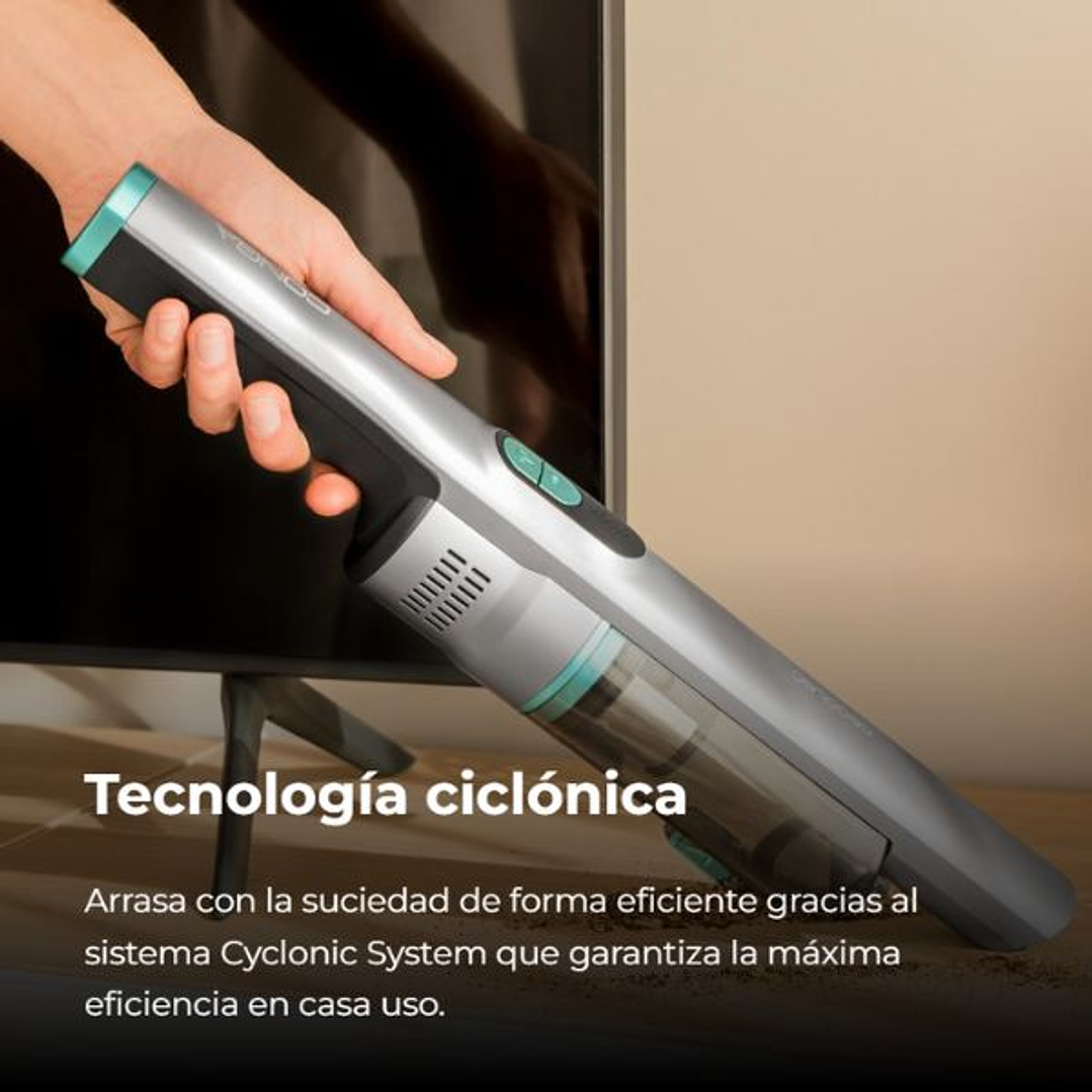 Aspirador de Mano Cecotec Conga Rockstar Micro Essential – Potencia, Ligereza y Autonomía en cada Rincón 2