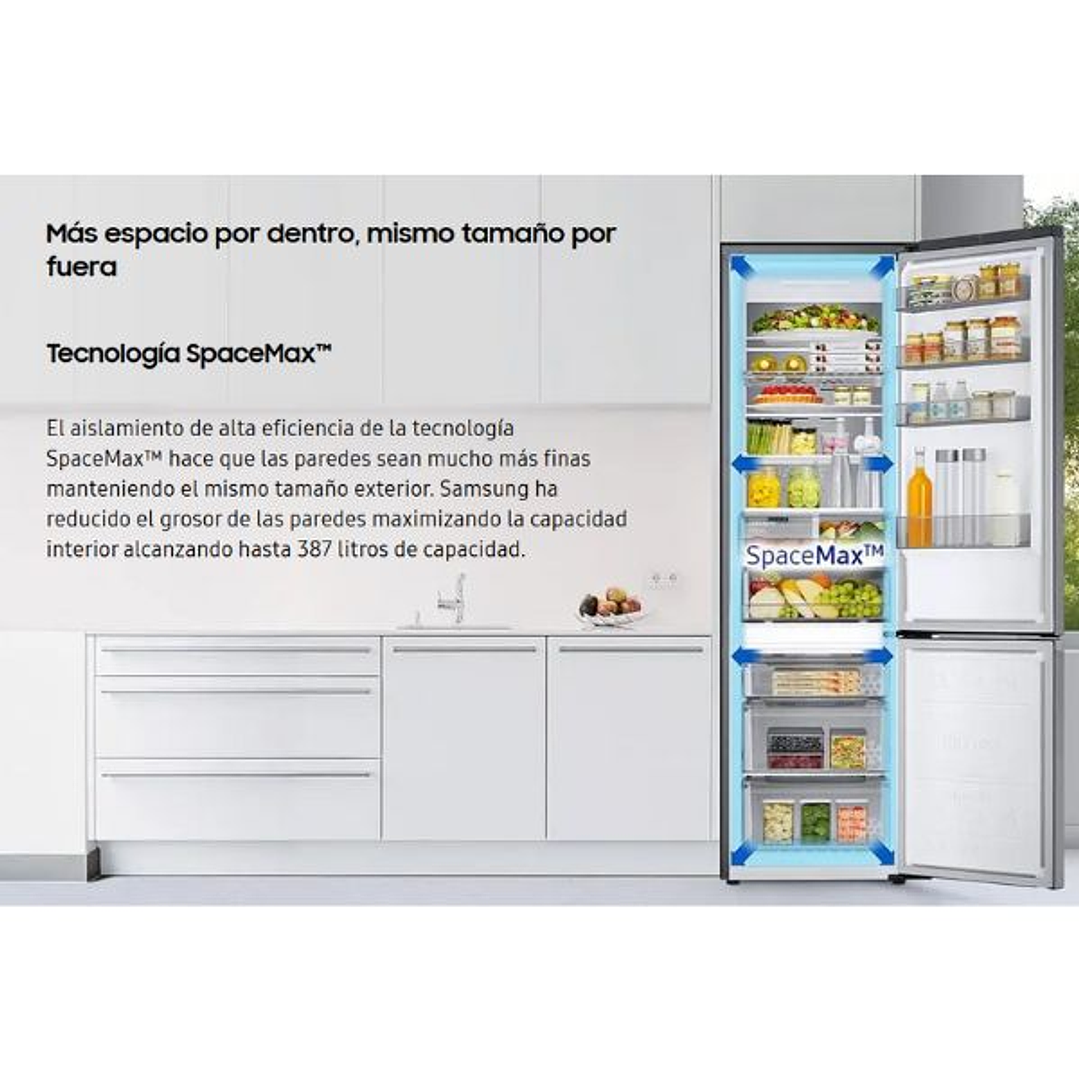 Frigorífico Combi Samsung RB38C7AGWS9/EF – Eficiencia Energética A con Máximo Frescor y Tecnología Inteligente 13
