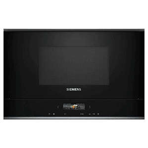 Microondas Siemens BF722R1B1 21L Negro – Compacto, Inteligente y Fácil de Limpiar