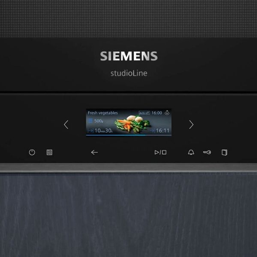 Microondas Siemens BF722R1B1 21L Negro – Compacto, Inteligente y Fácil de Limpiar 7