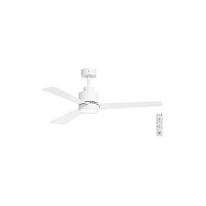 Ventilador de Techo S&P HTD-130 DC Blanco con Luz y Mando a Distancia