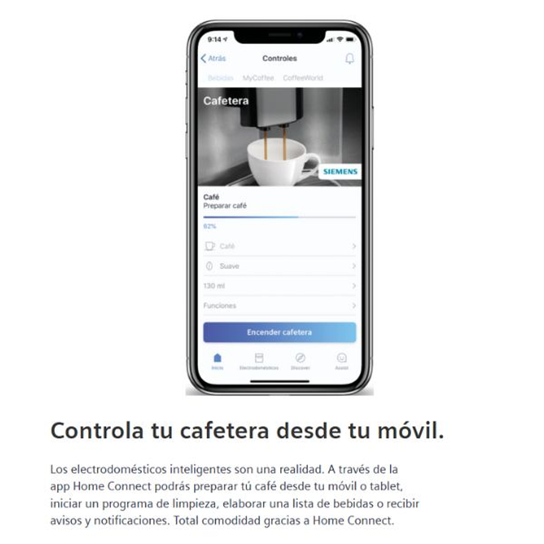 Cafetera Integrable Siemens CT718L1B0 iQ700 – Negro, con Depósito de Agua y Sistema de Leche Integrado 7
