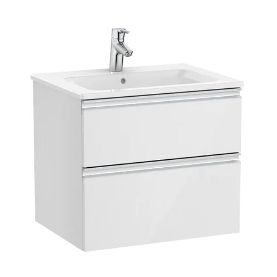 Mueble de Baño Roca The Gap Unik Standard – Lavabo Empotrable con 2 Cajones 2