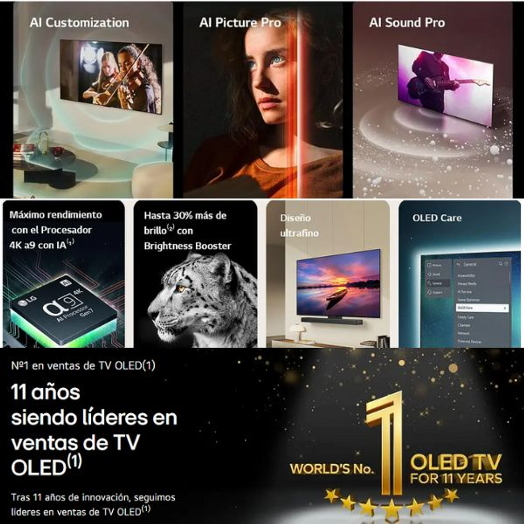 Televisor LG OLED65C46LA.AEU OLED evo 65