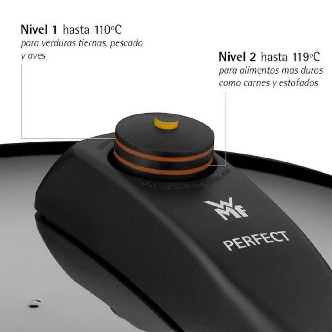 Olla a Presión WMF Perfect V3 8.5L | Acero Inoxidable Cromargan | Apta para Inducción 4