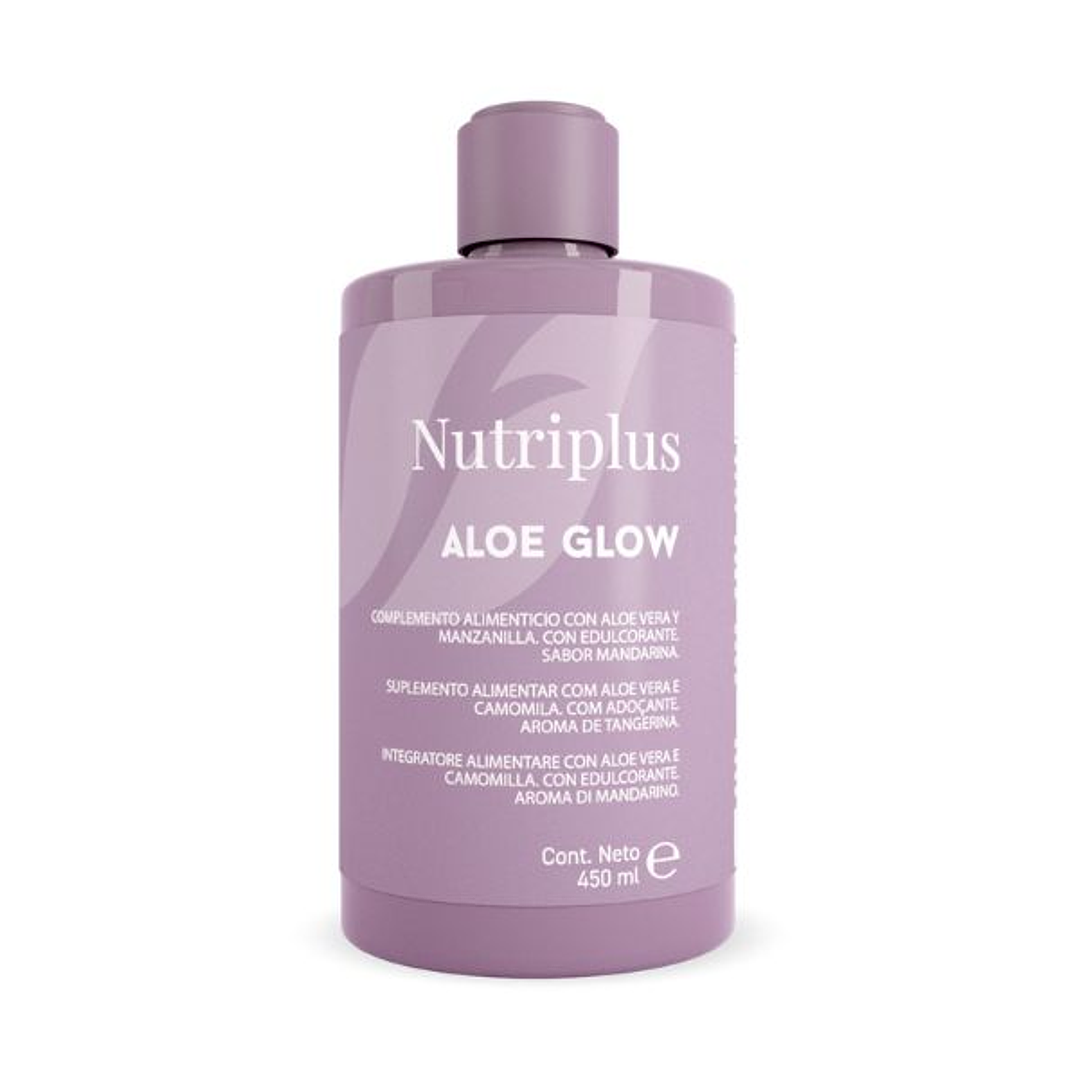 Nutriplus Aloe Glow Sabor Mandarina – 450 ml 1