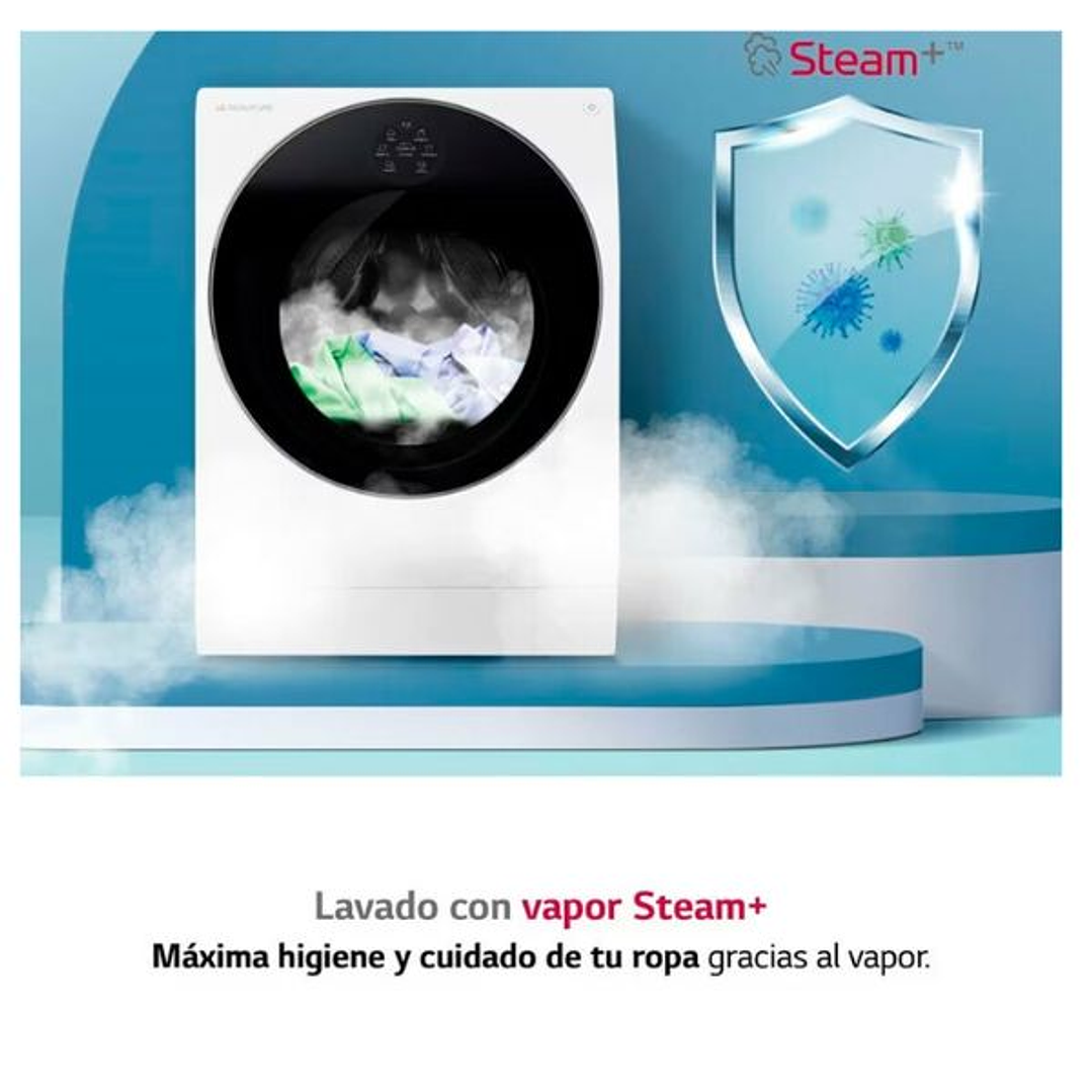 Lavadora Secadora LG SIGNATURE LSWD100E – 12/7 kg | 1600 rpm | Bomba de Calor | Blanca 10