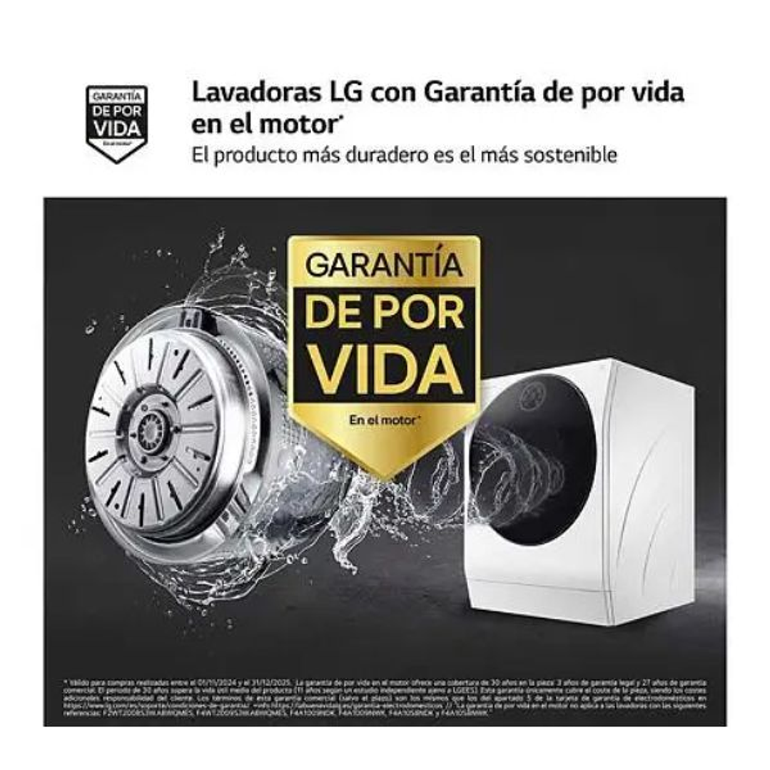 Lavadora Secadora LG SIGNATURE LSWD100E – 12/7 kg | 1600 rpm | Bomba de Calor | Blanca 13