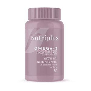 Omega 3 – 625 mg por cápsula | 30 Cápsulas Soft Gel | EPA + DHA