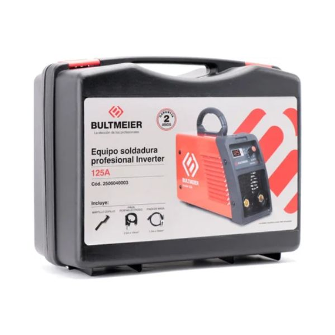 Equipo de Soldadura Inverter Bultmeier 125A | Soldador Eléctrico Portátil para Electrodos de Ø3,2mm 7