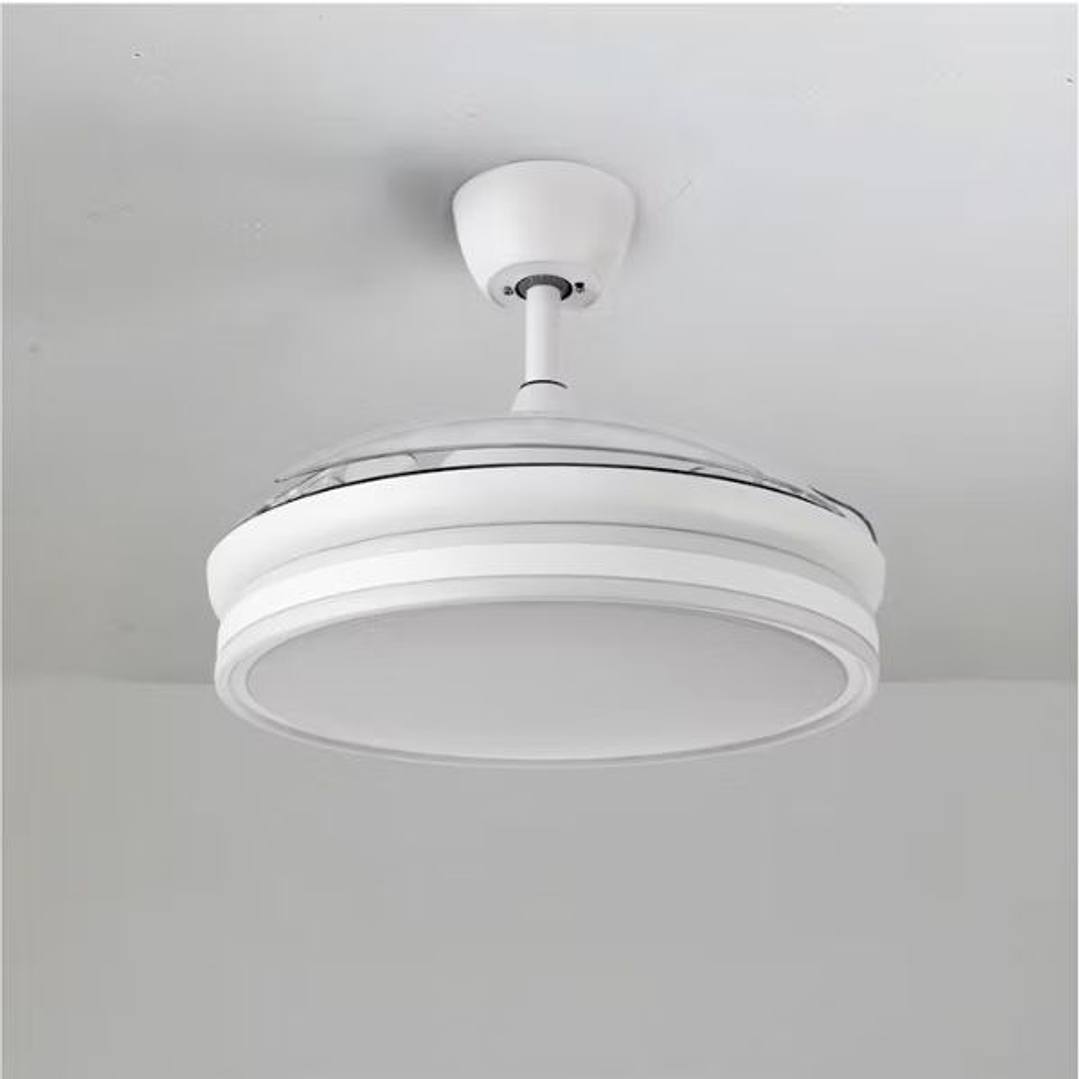 ESPARTAN ONE Ventilador de Techo con Luz LED | Motor DC | Aspas Retráctiles | 6 Velocidades y 3 Tonalidadescidades y 3 Tonos de Luz 2