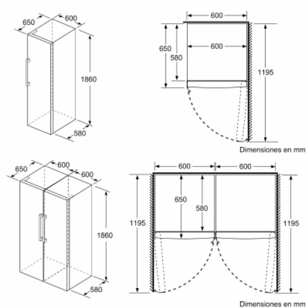 Congelador Vertical Bosch GSN36BIEP NoFrost Inox – Alto Rendimiento, Máxima Comodidad y Diseño Premium 8