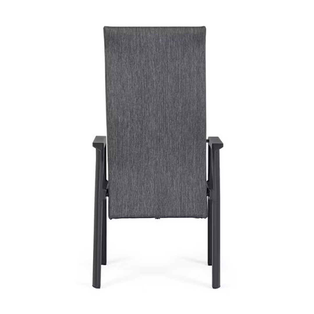 Silla de Jardín Reclinable con Reposabrazos de Aluminio (4 piezas) – ENDURING 4