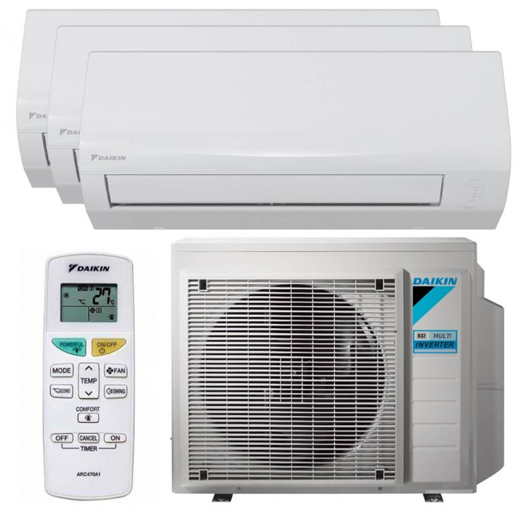 Equipo Multisplit Daikin Sensira 2x1 (2MXF50A + 2 x CTXF35F) con Wifi – Climatiza dos Estancias con Eficiencia y Confort 1