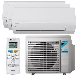 Equipo Multisplit Daikin Sensira 2x1 (2MXF50A + 2 x CTXF35F) con Wifi – Climatiza dos Estancias con Eficiencia y Confort