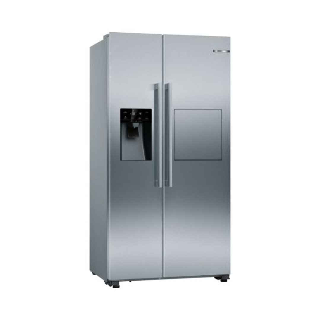 Frigorífico Americano Bosch KAG93AIEP Serie 6 | Total NoFrost, Inox, con Dispensador de Agua y Hielo 1