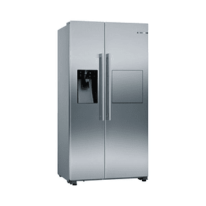 Frigorífico Americano Bosch KAG93AIEP Serie 6 | Total NoFrost, Inox, con Dispensador de Agua y Hielo