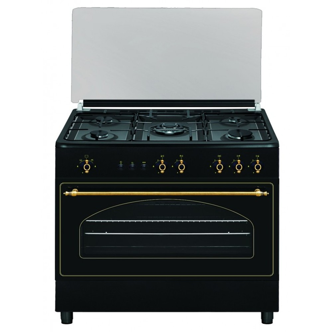 Cocina de gas Vitrokitchen RU9060N Elegance 90x60 – 5 Quemadores y Horno de Gran Capacidad 2
