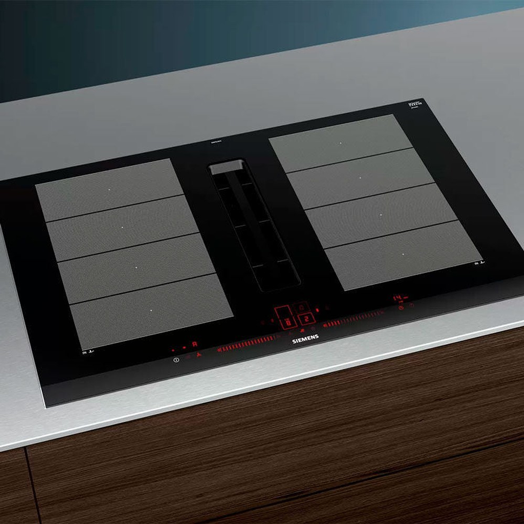 Placa de Inducción Siemens EX875LX67E con Extractor Integrado – Tecnología, Diseño y Rendimiento en 80 cm 1