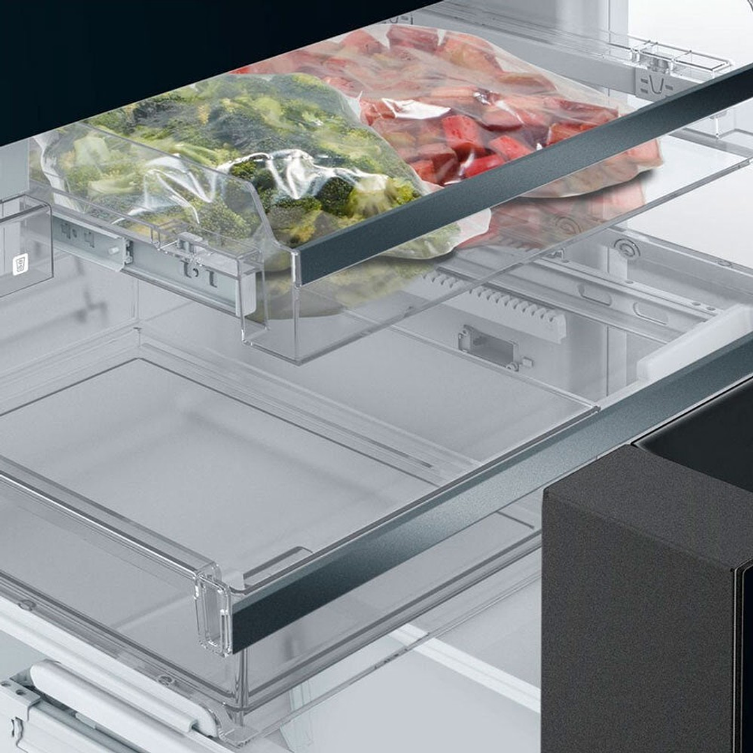 Frigorífico Siemens iQ700 KF96RSBEA French Door Negro – Diseño Premium, Espacio XXL y Tecnología Total noFrost 9