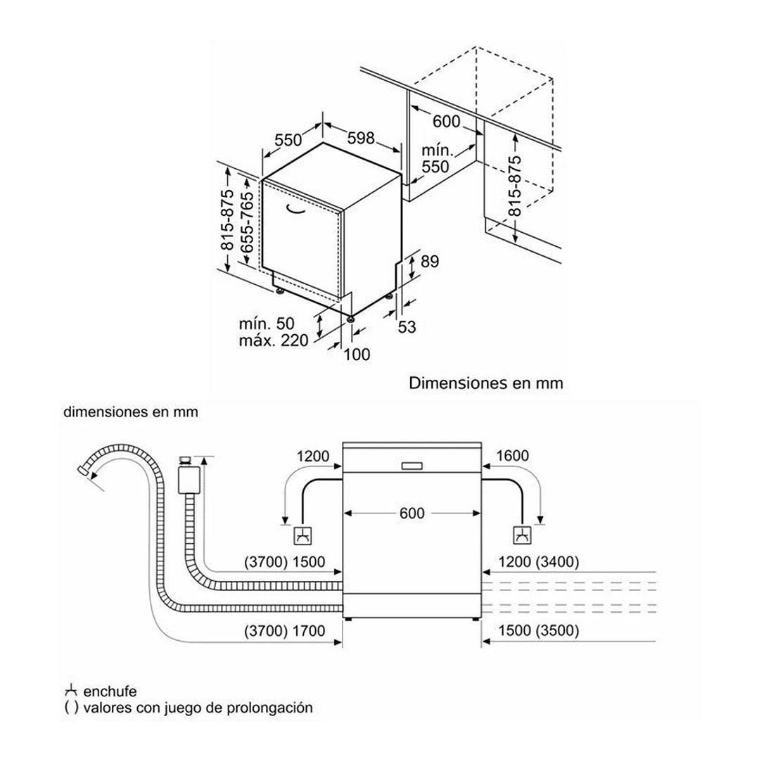 Lavavajillas Integrable Siemens SN97TX02CE – 14 Cubiertos, Eficiencia Energética A, Tecnología Zeolitas 5