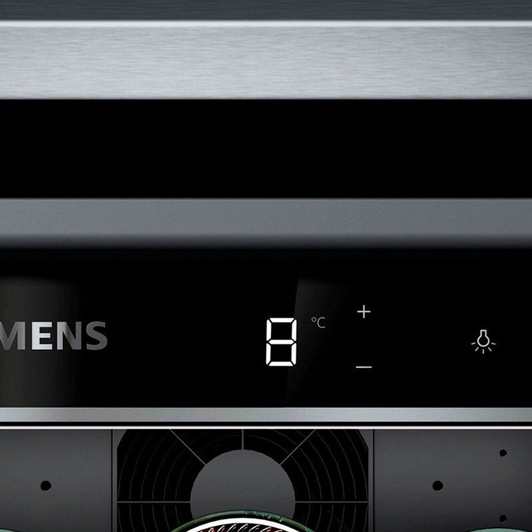 Vinoteca Siemens KU20WVHF0 – 21 Botellas, Puerta de Cristal con Filtro UV, Iluminación LED 2