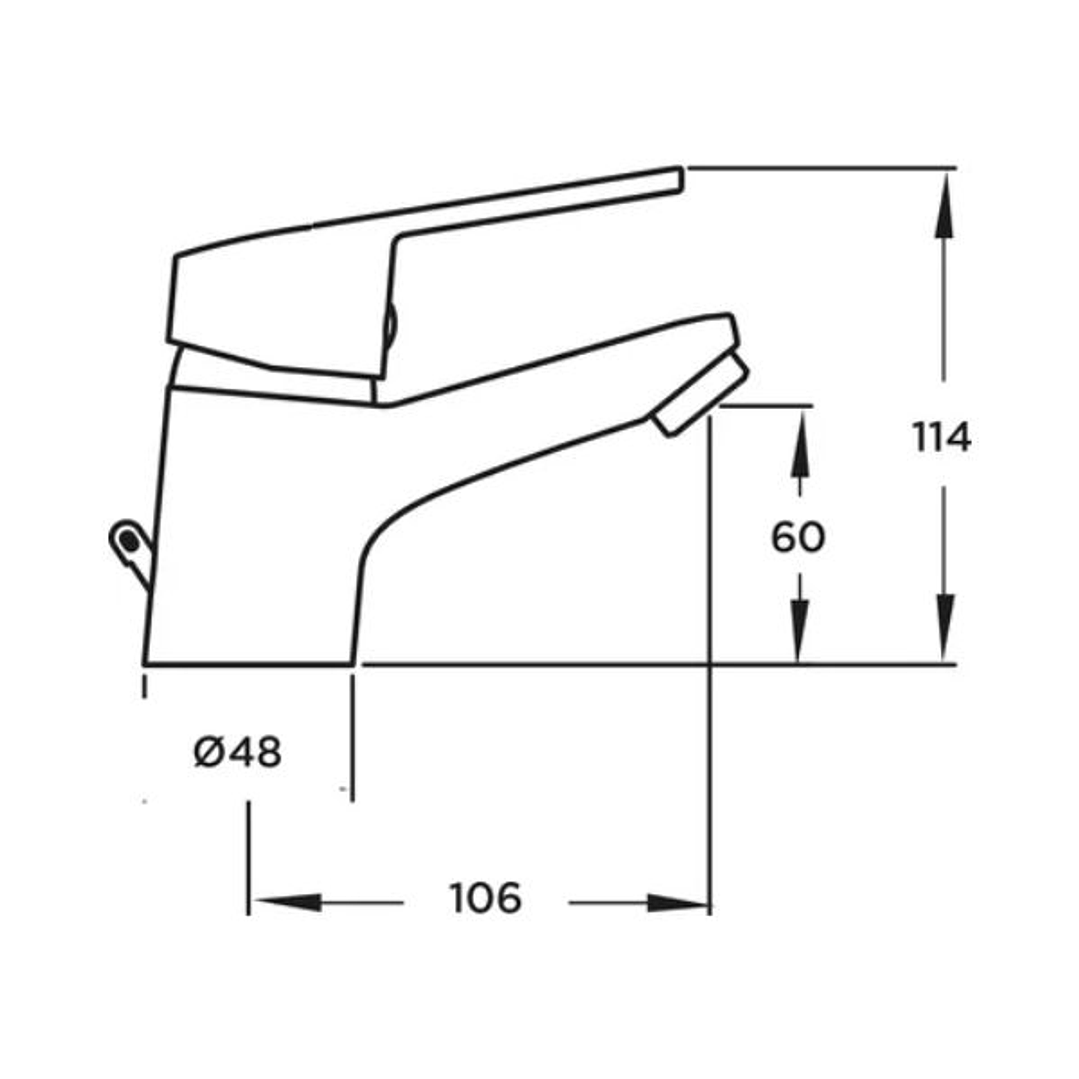 Grifería de Lavabo Baja Stillo Capri Evo Cromo con Aireador – Diseño Atemporal y Eficiencia 2