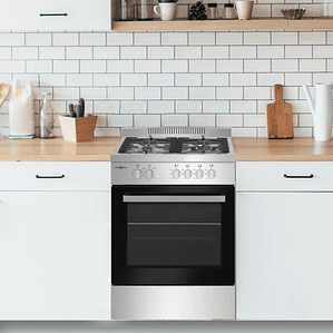 Cocina de Gas Vitrokitchen PF6060IN 4 Zonas Cocción Inox – Potencia y Durabilidad Profesional para tu Cocina